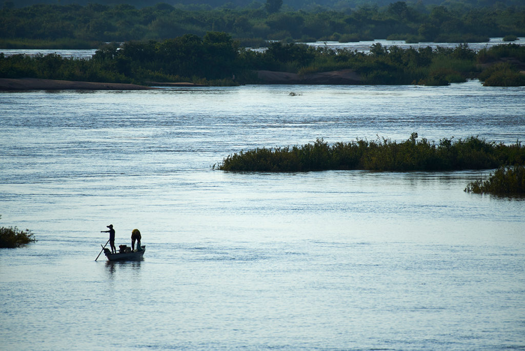 Irrawaddy Dolphin habitat in Mekong River, Kratie